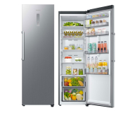 Lodówka i zamrażarka Lodówka Samsung RR39C7BJ5S9 EF Twin No Frost 186cm Srebrna AI 387L